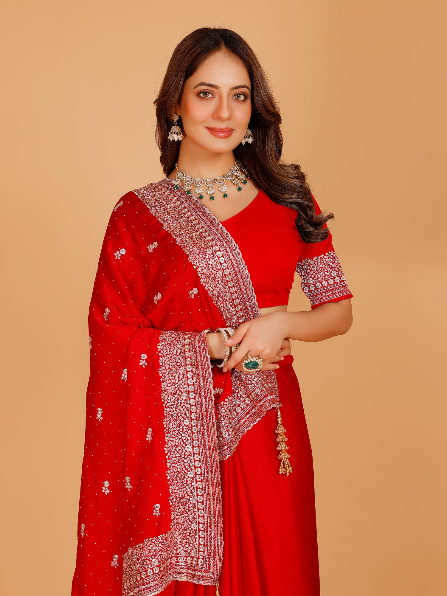 Aadhya Silk Embroidered Saree