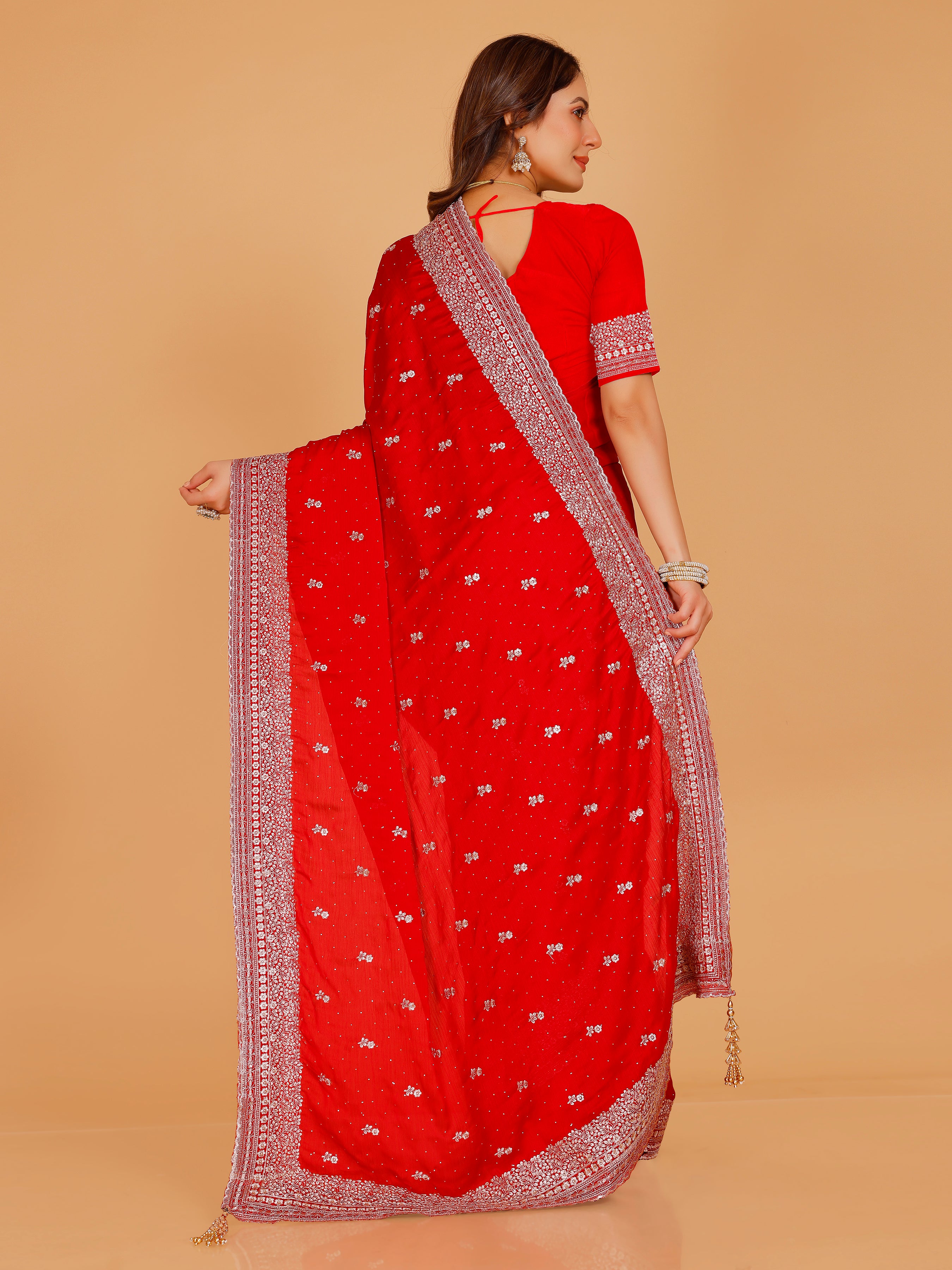 Aadhya Silk Embroidered Saree