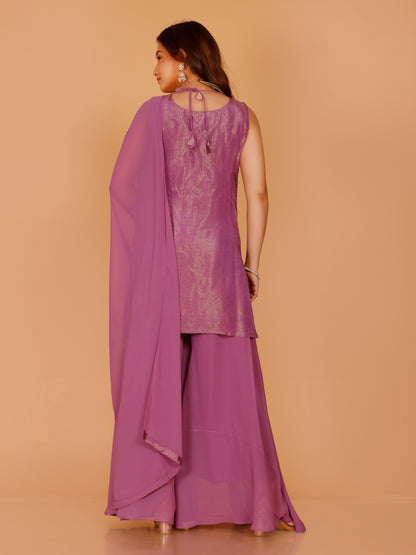 Savya Silk Palazzo Suit