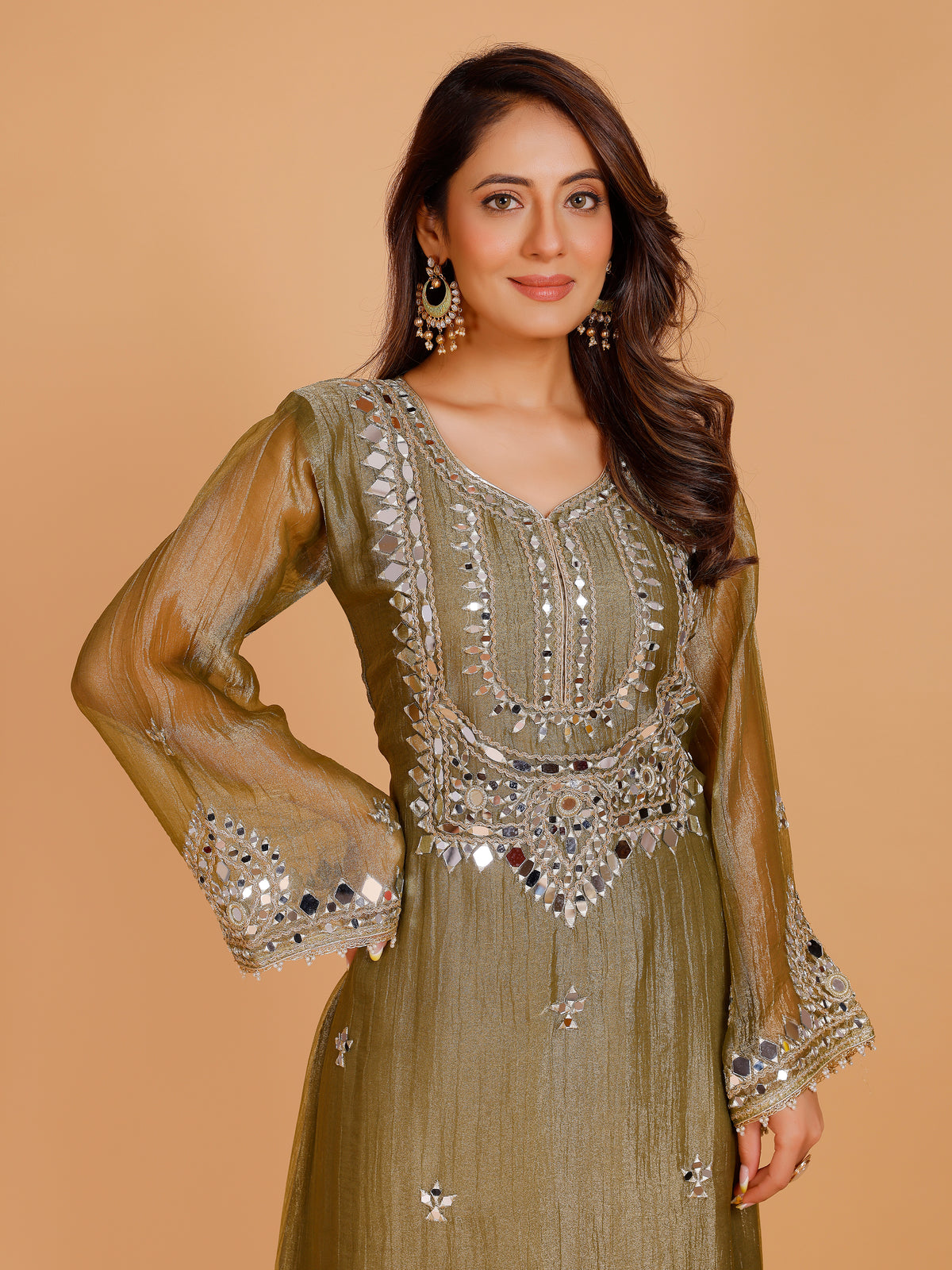 Tanisha Silk Mirror Suit