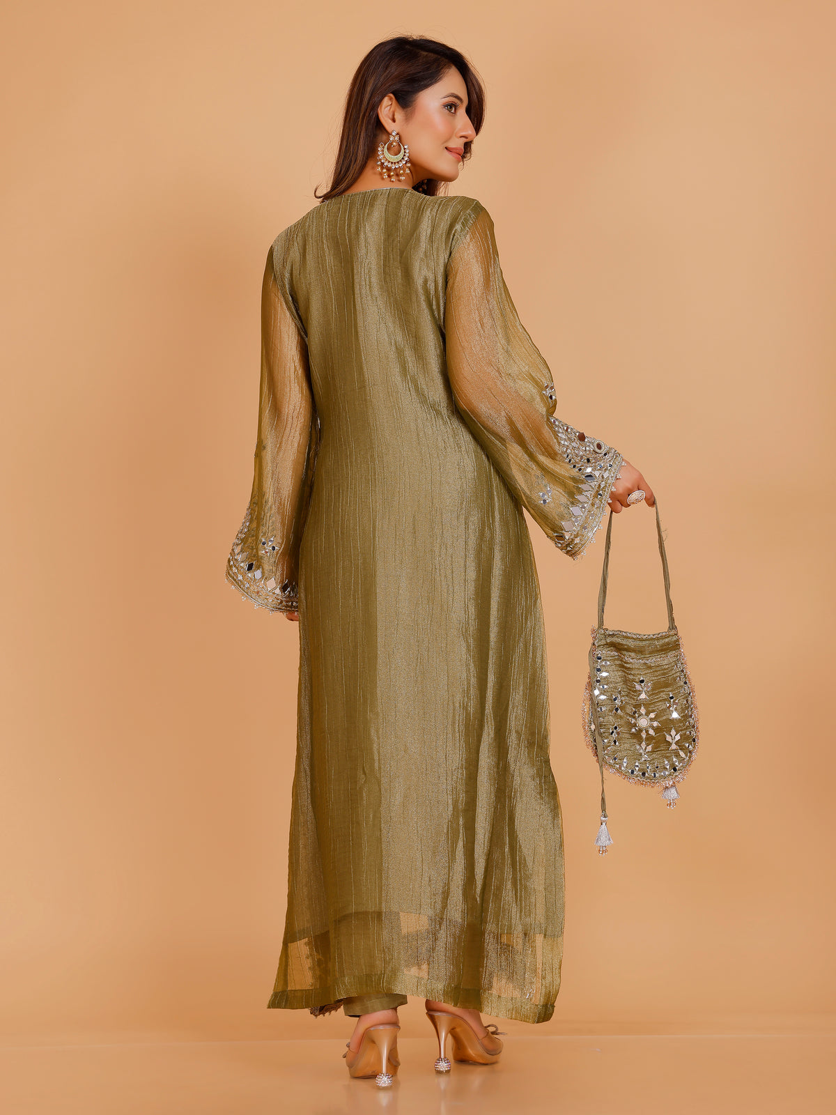 Tanisha Silk Mirror Suit