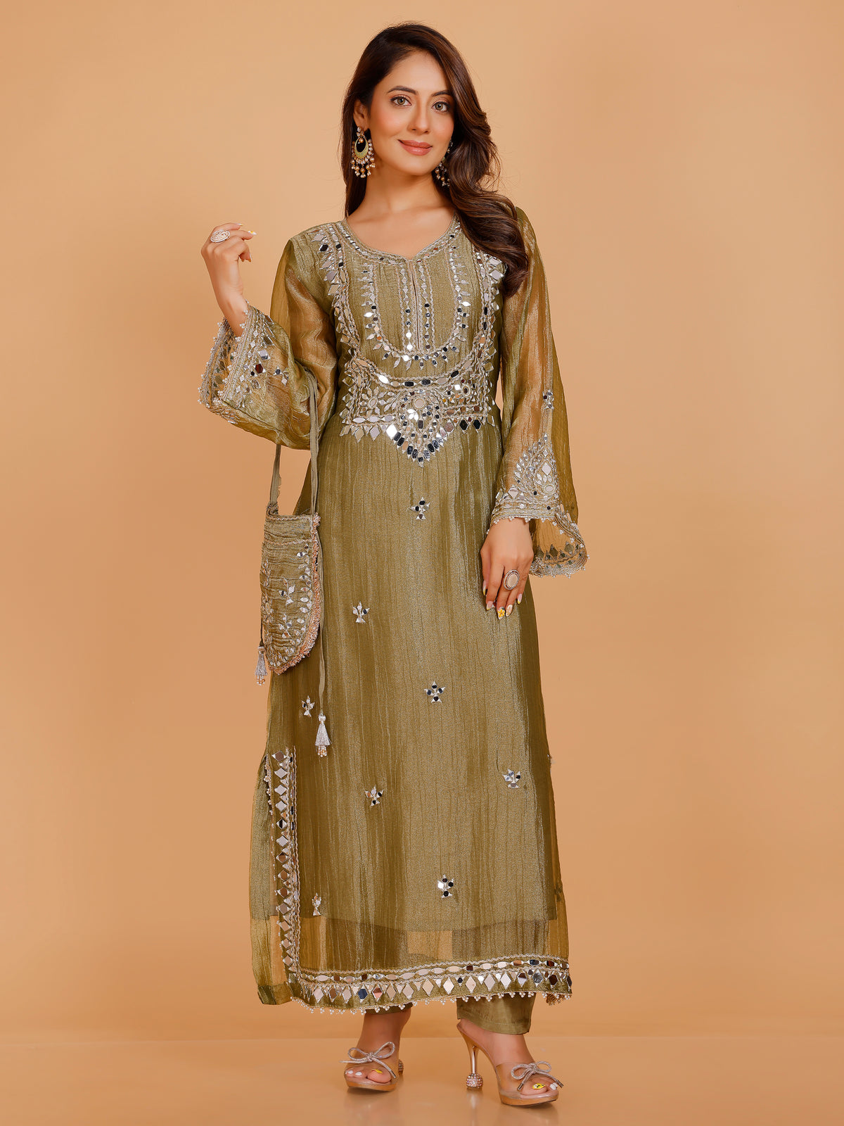 Tanisha Silk Mirror Suit