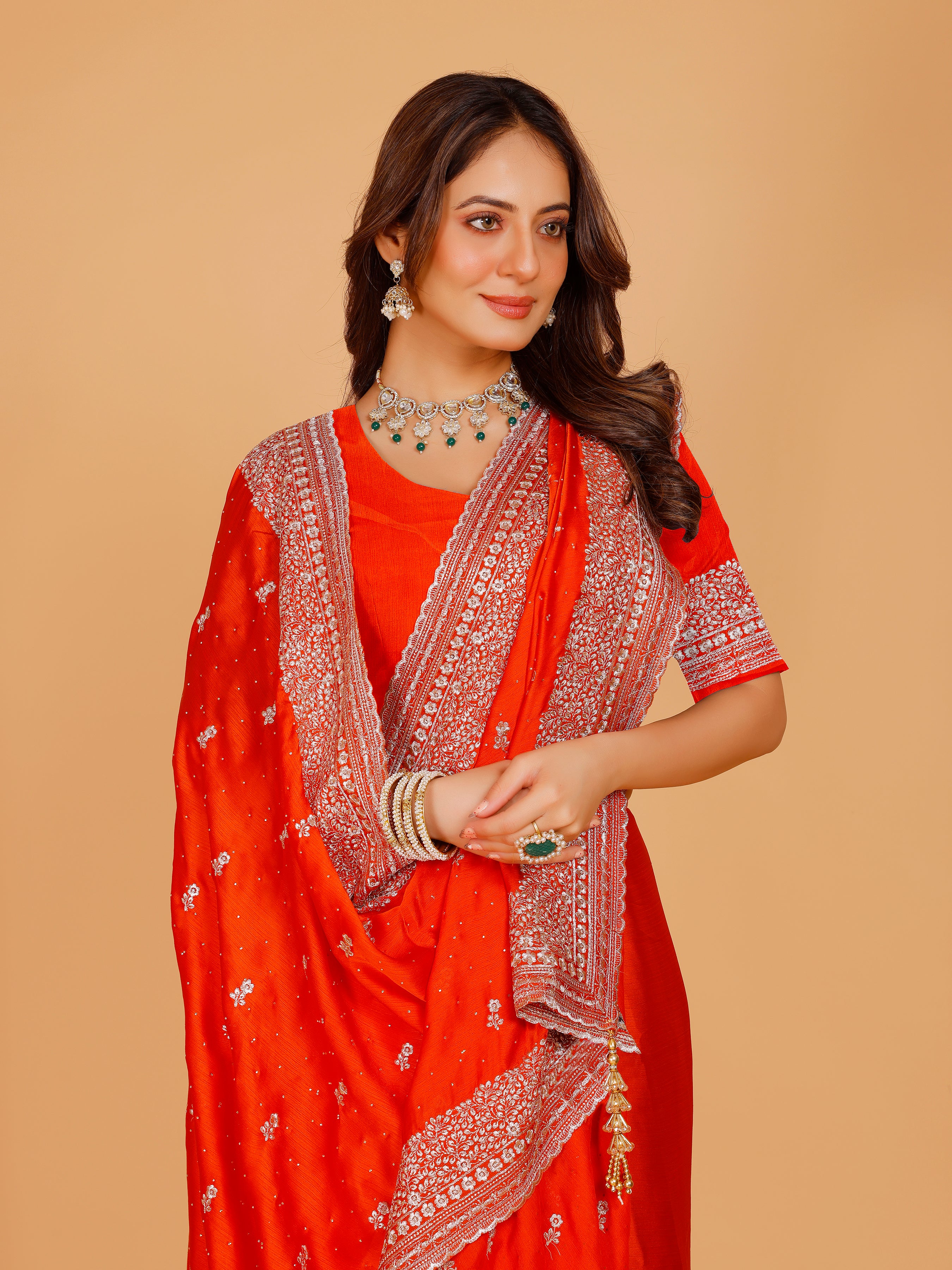 Aadhya Silk Embroidered Saree