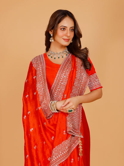 Aadhya Silk Embroidered Saree