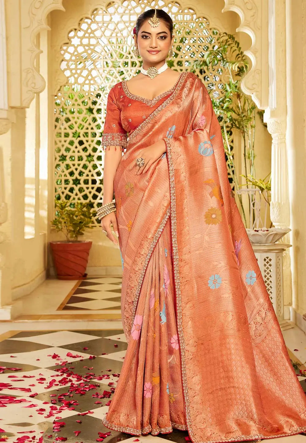 Dhiraja Silk Choli Saree