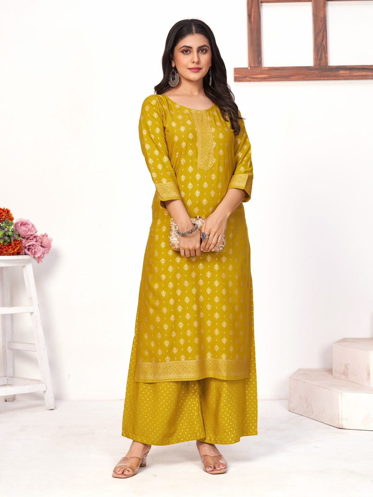 Aayna Kurti With Palazzo