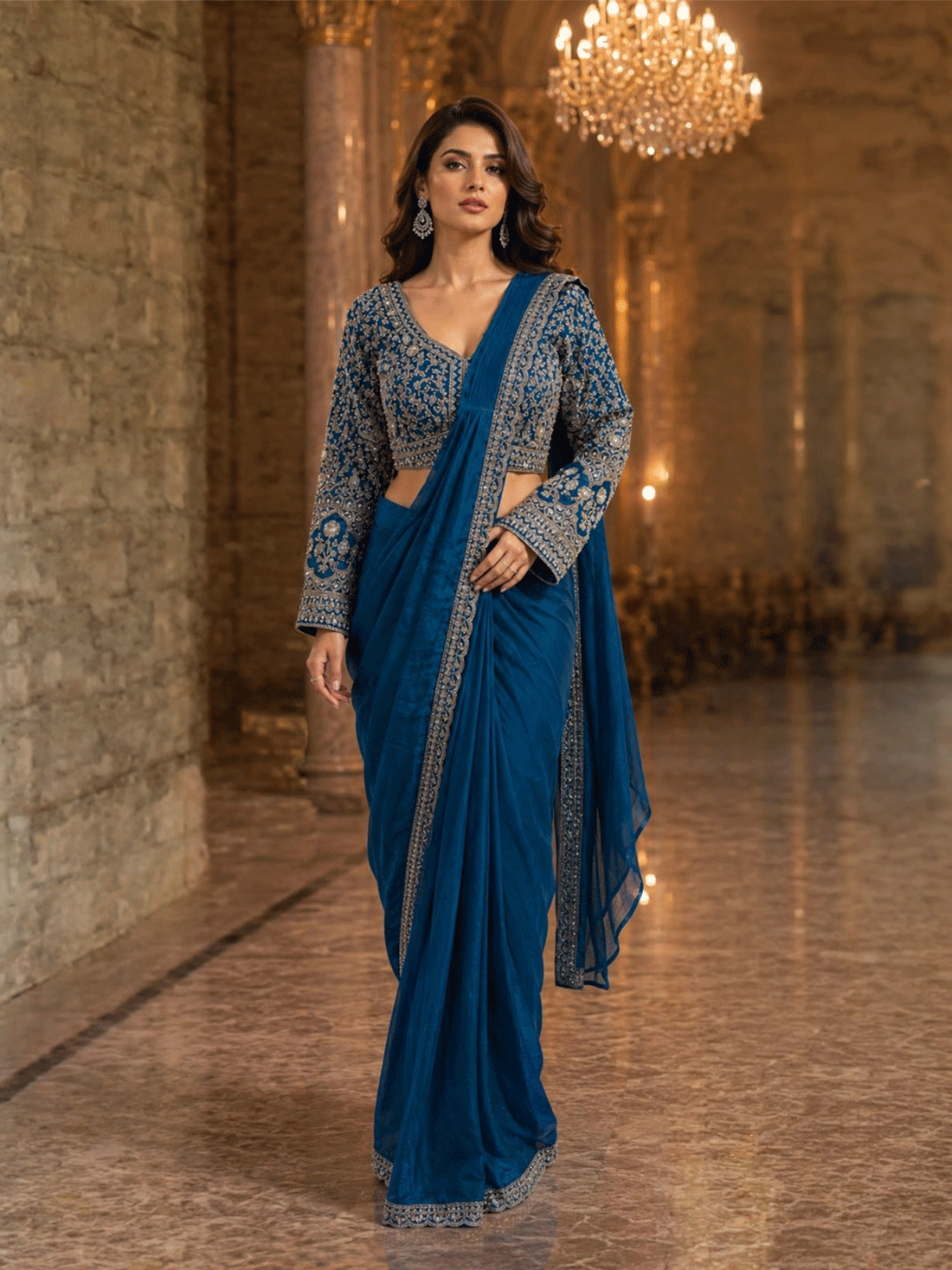 Aditi Silk Ready-to-Wear Saree
