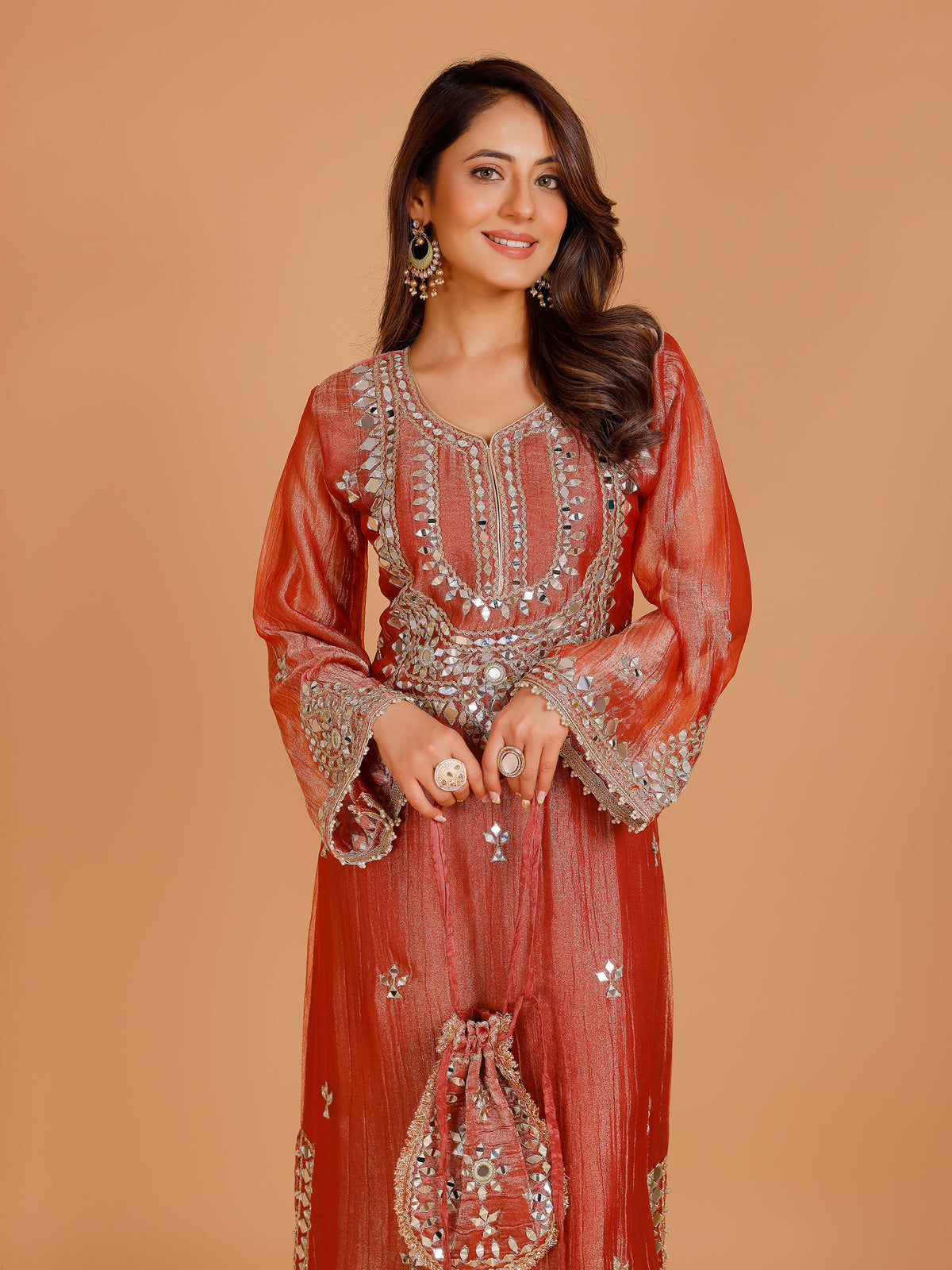 Tanisha Silk Mirror Suit