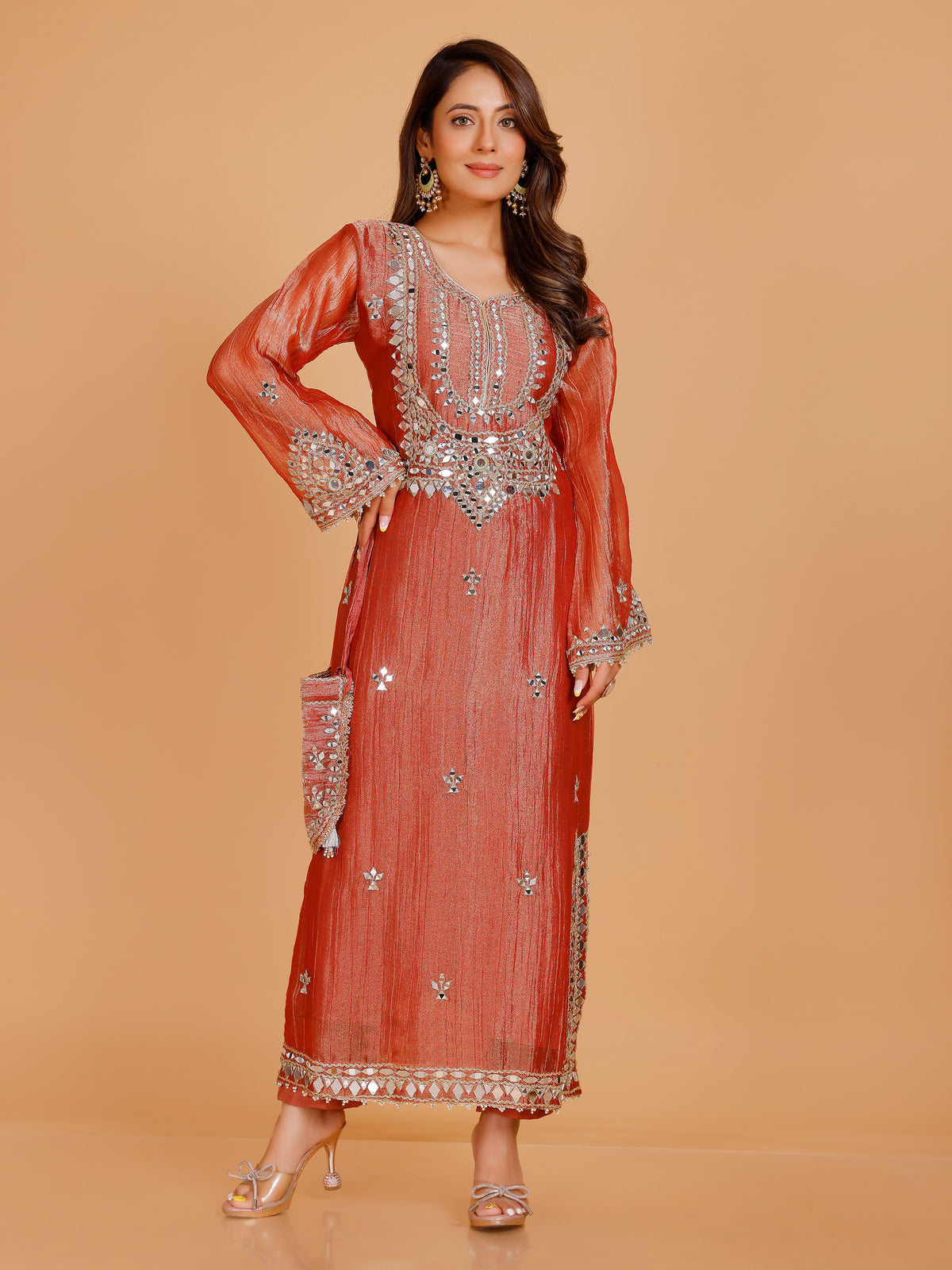Tanisha Silk Mirror Suit