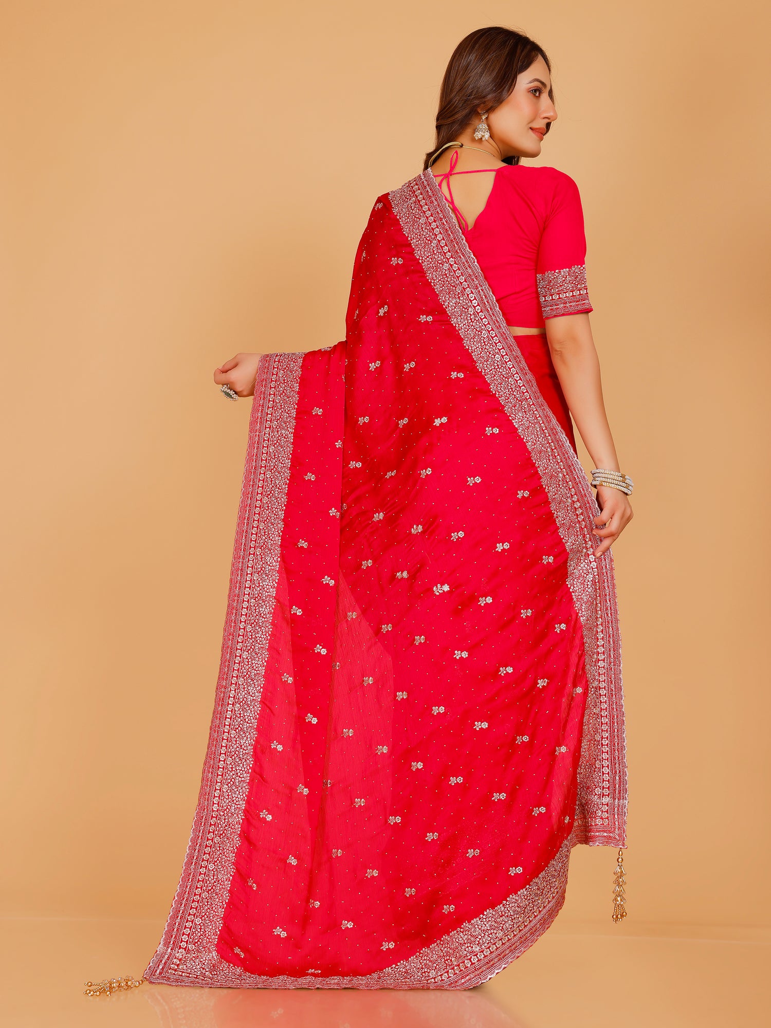 Aadhya Silk Embroidered Saree