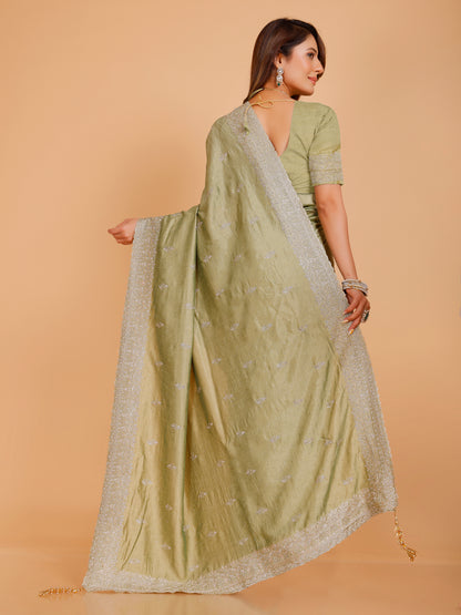 Vanshika Silk Zari Saree