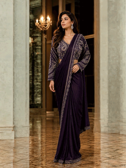 Avira Fendy Silk Choli Saree