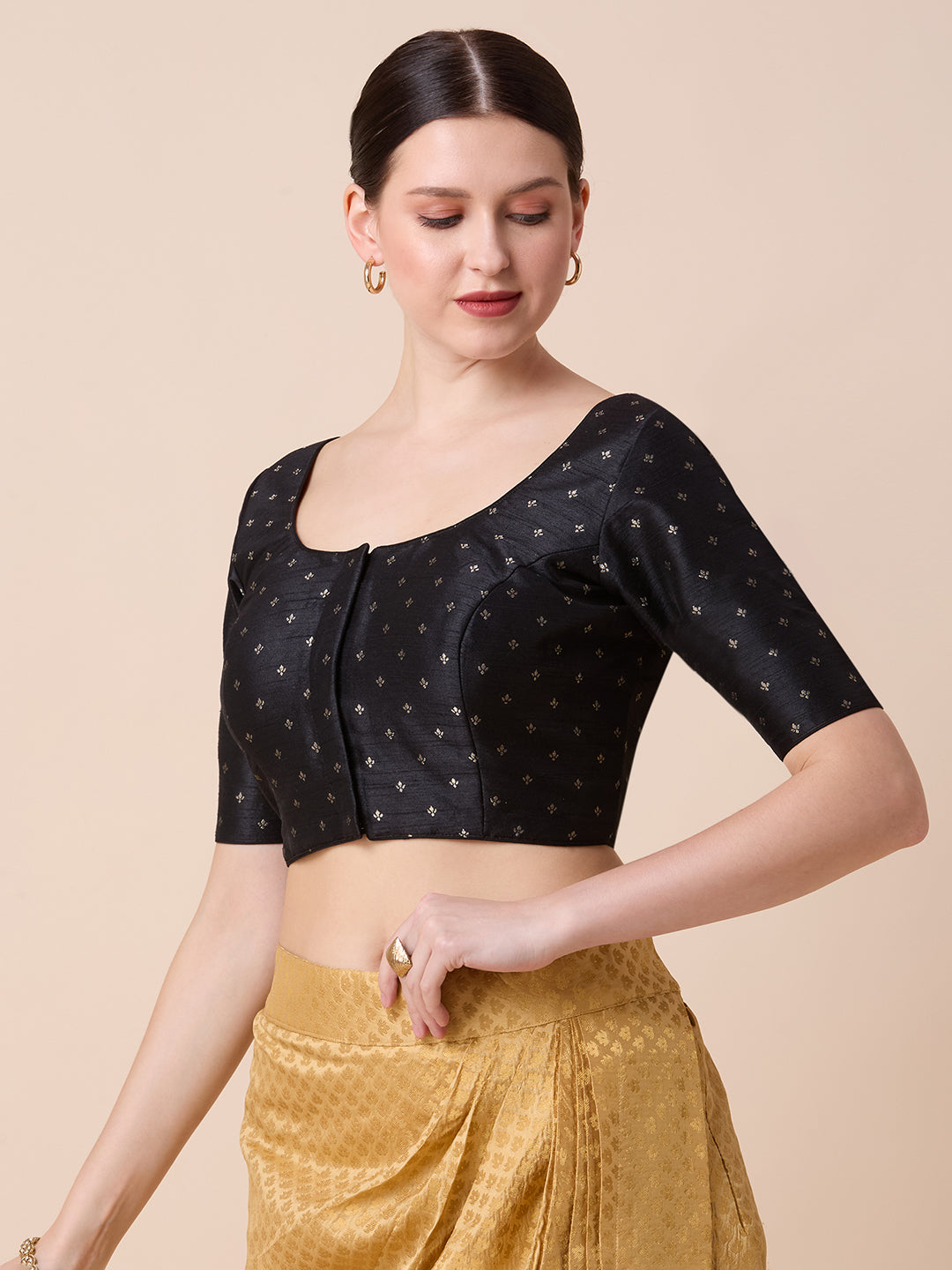 Dupion Silk Saree Blouse