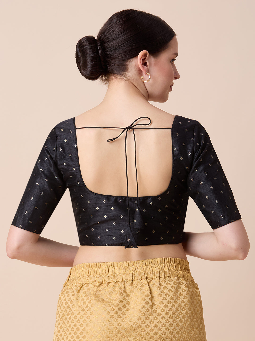 Dupion Silk Saree Blouse