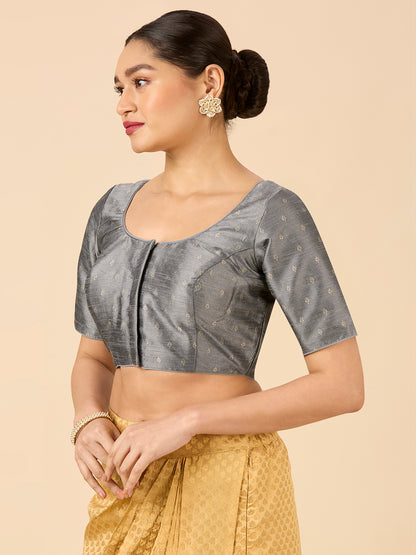 Dupion Silk Saree Blouse