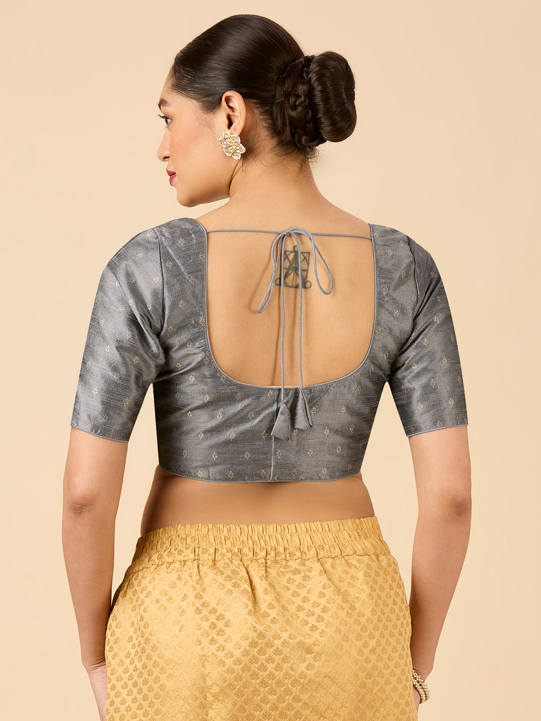 Dupion Silk Saree Blouse