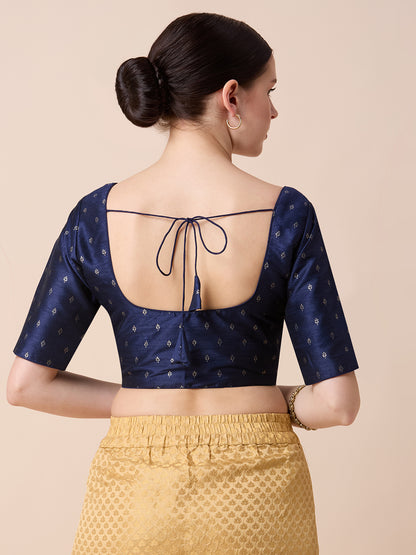 Dupion Silk Saree Blouse