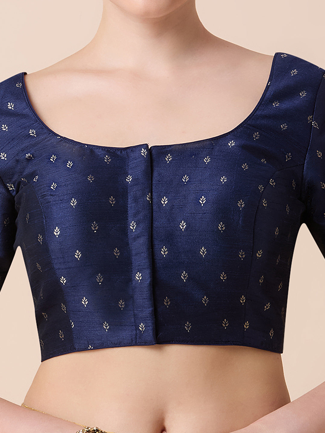 Dupion Silk Saree Blouse