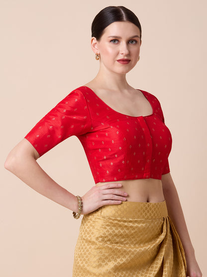 Dupion Silk Saree Blouse