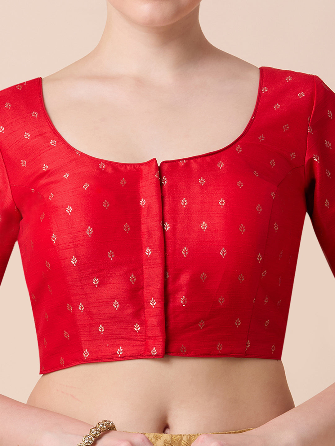 Dupion Silk Saree Blouse