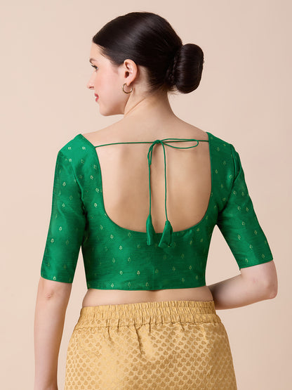 Dupion Silk Saree Blouse