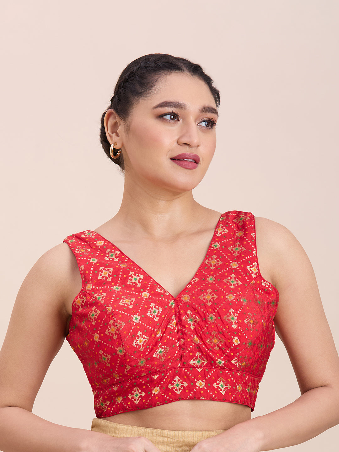 Brocade Silk Blouse