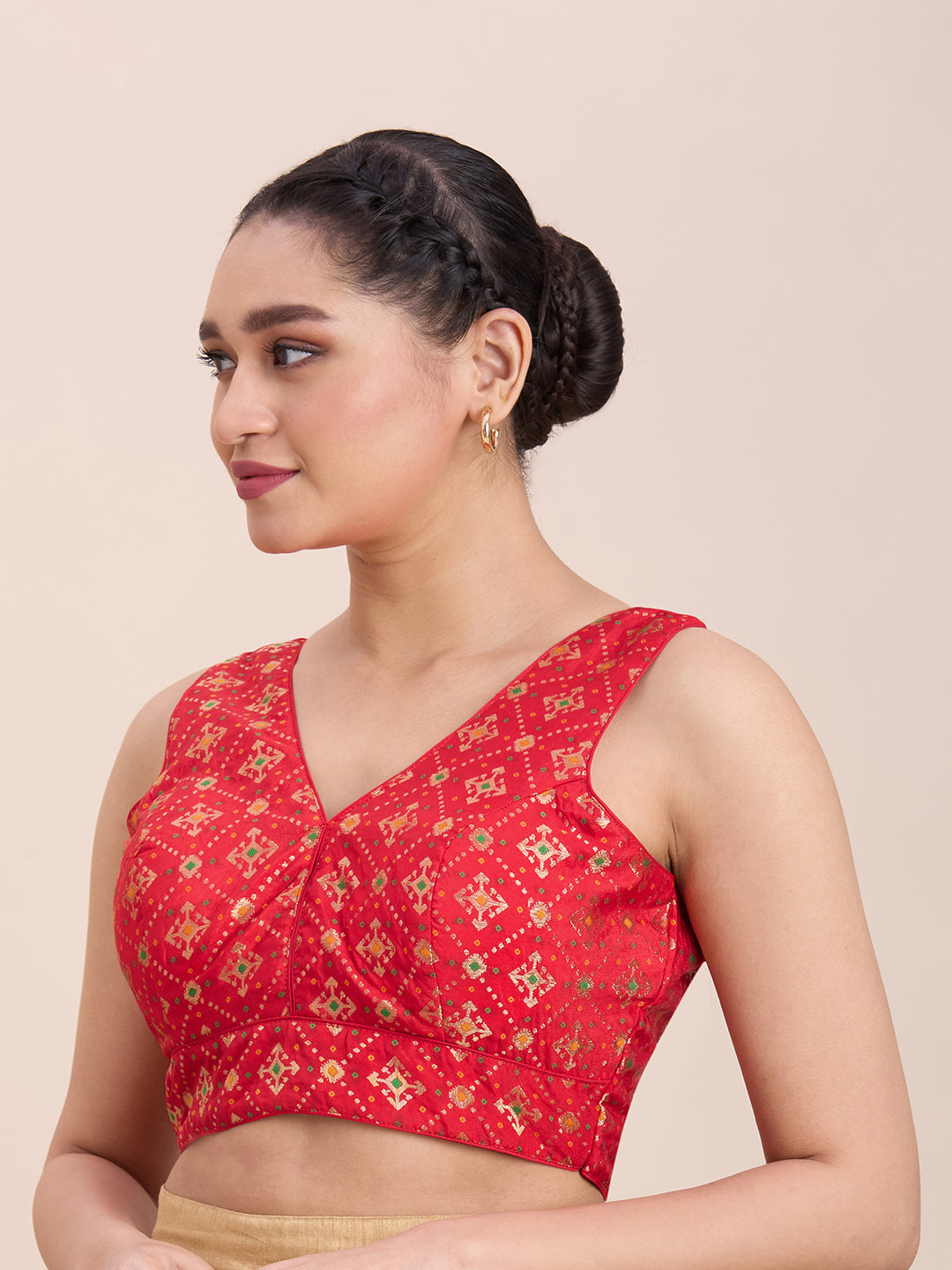 Brocade Silk Blouse