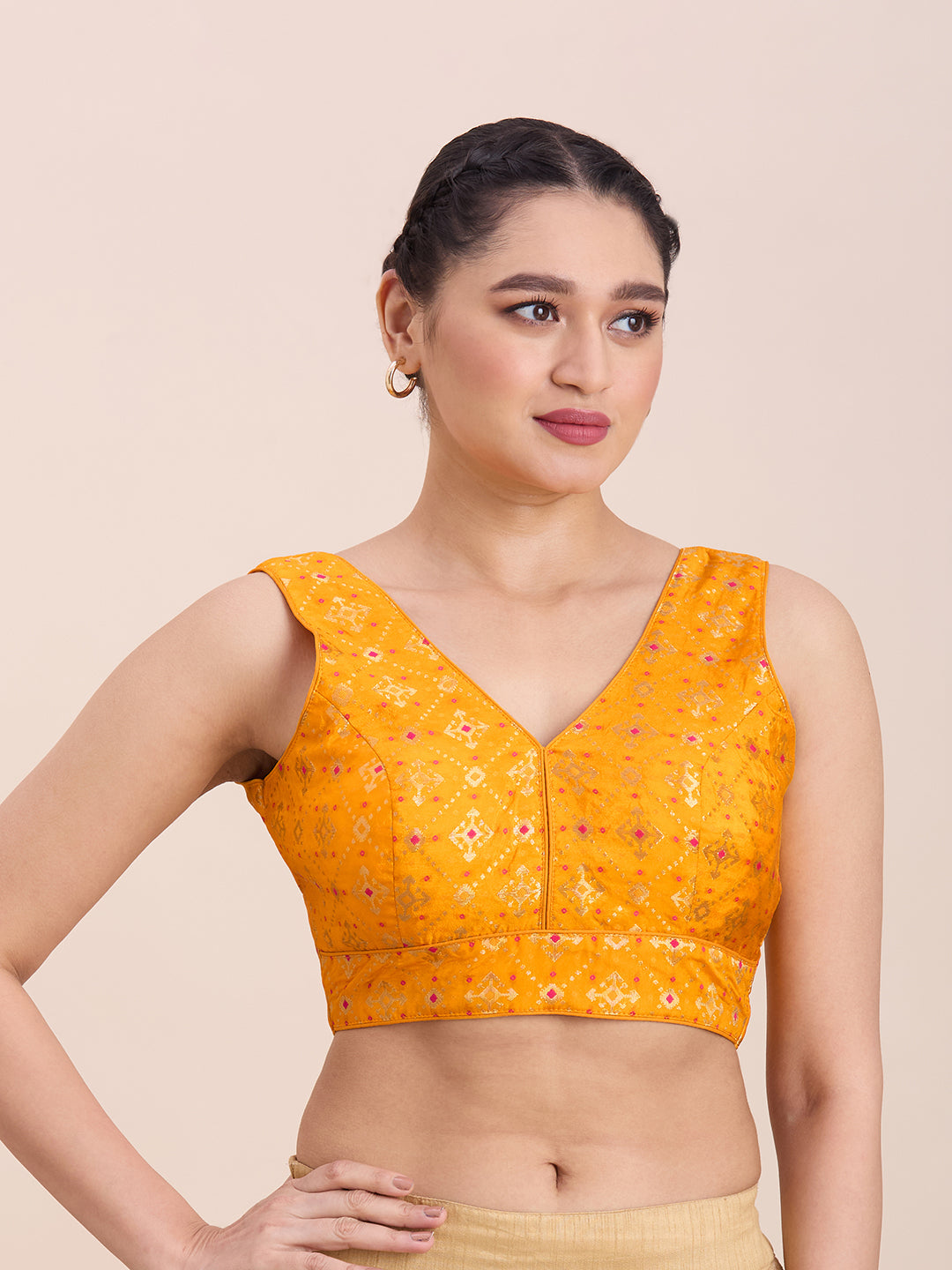 Brocade Silk Blouse