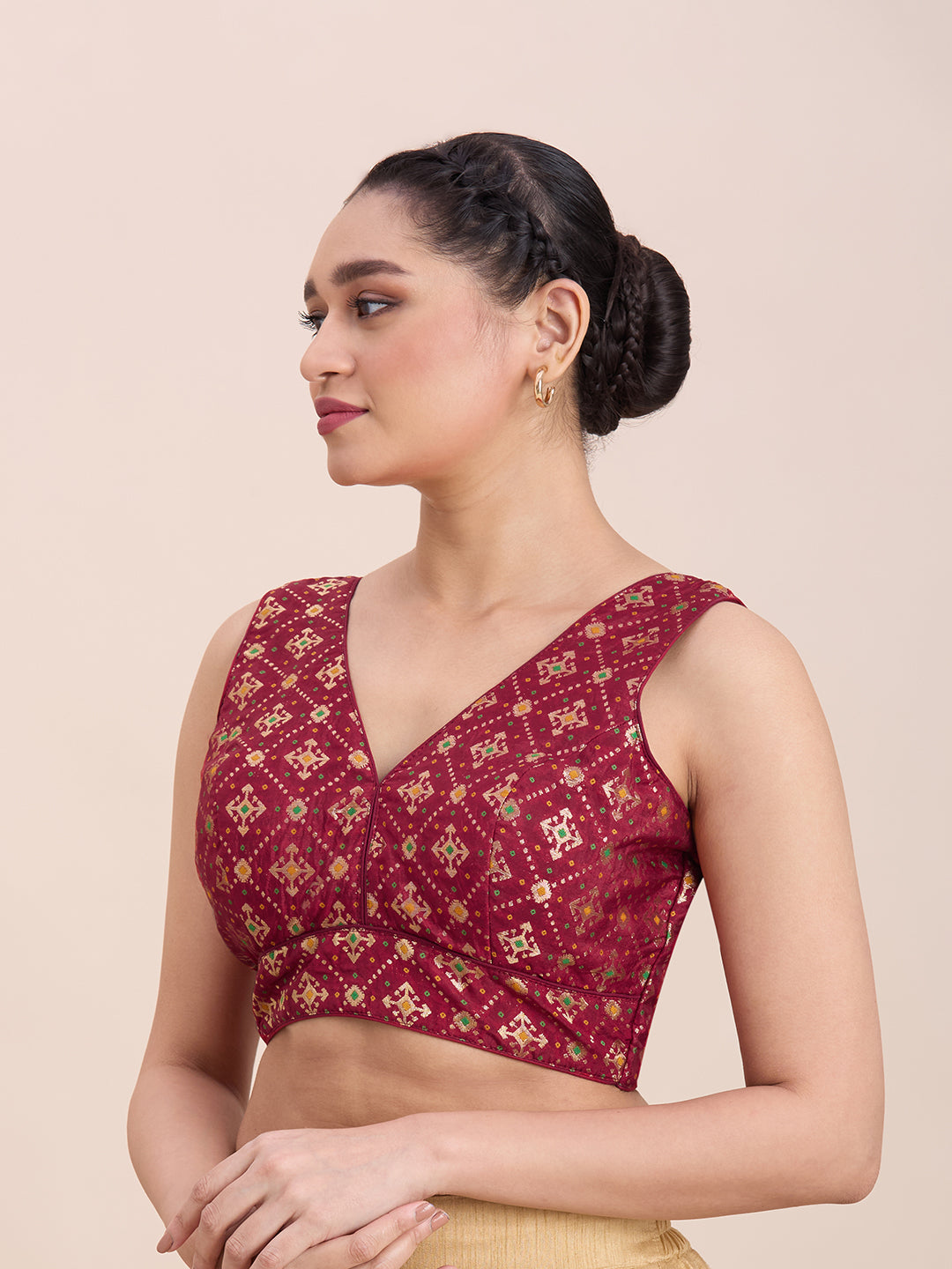 Brocade Silk Blouse