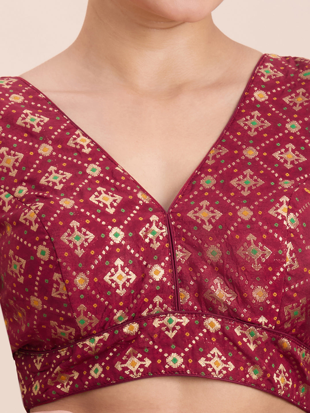 Brocade Silk Blouse