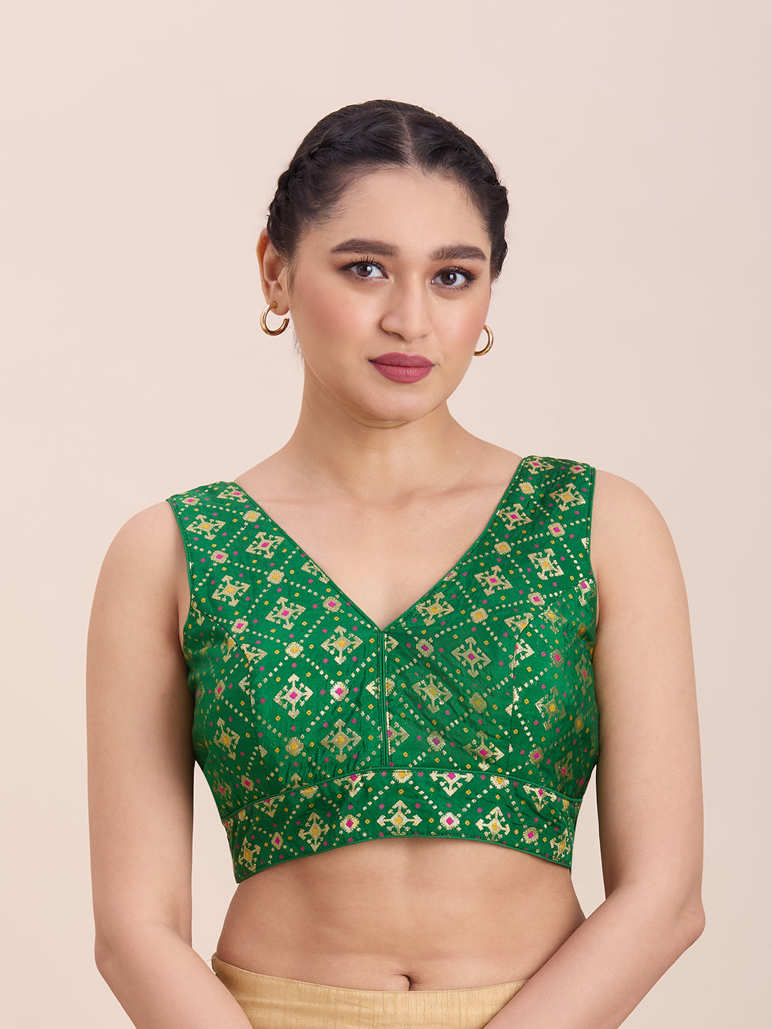Brocade Silk Blouse