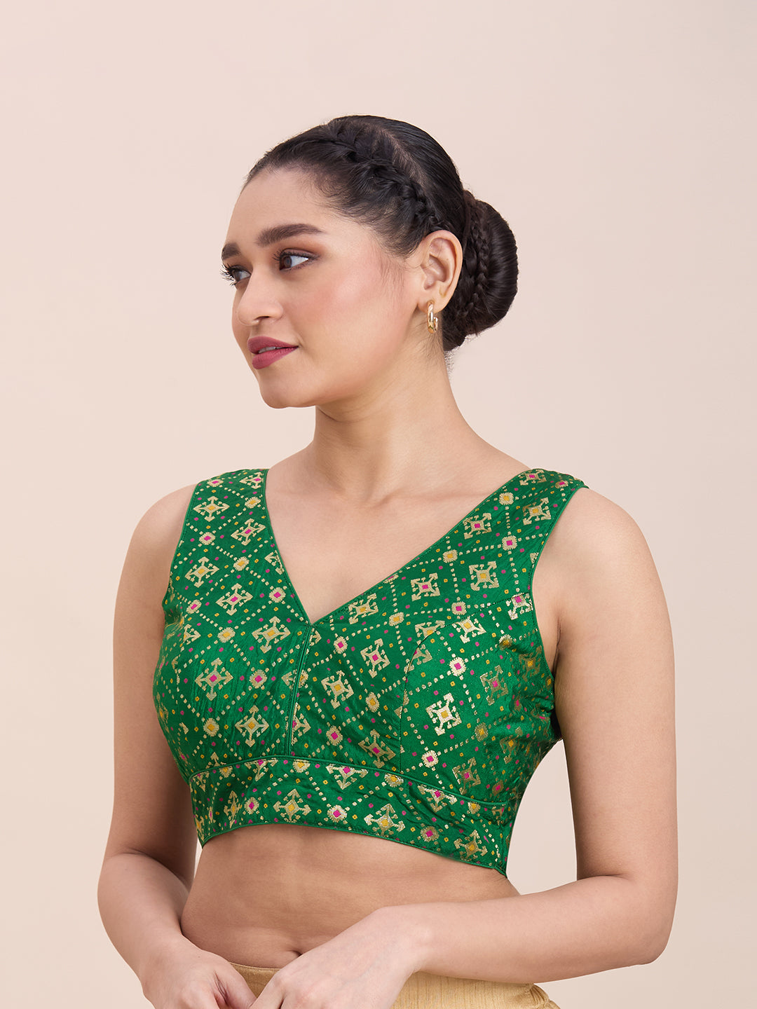 Brocade Silk Blouse