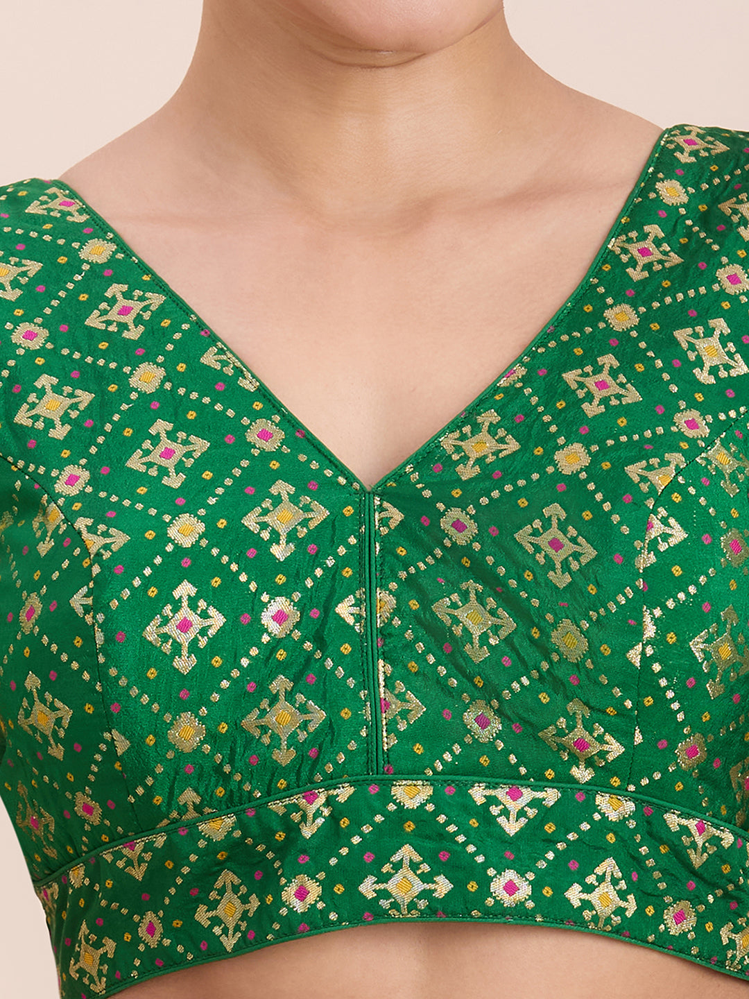 Brocade Silk Blouse