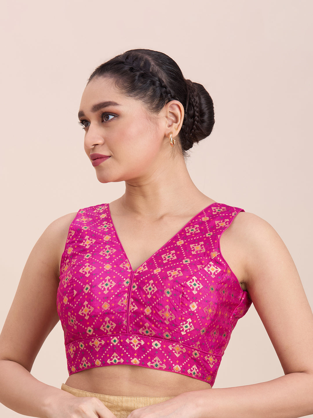 Brocade Silk Blouse