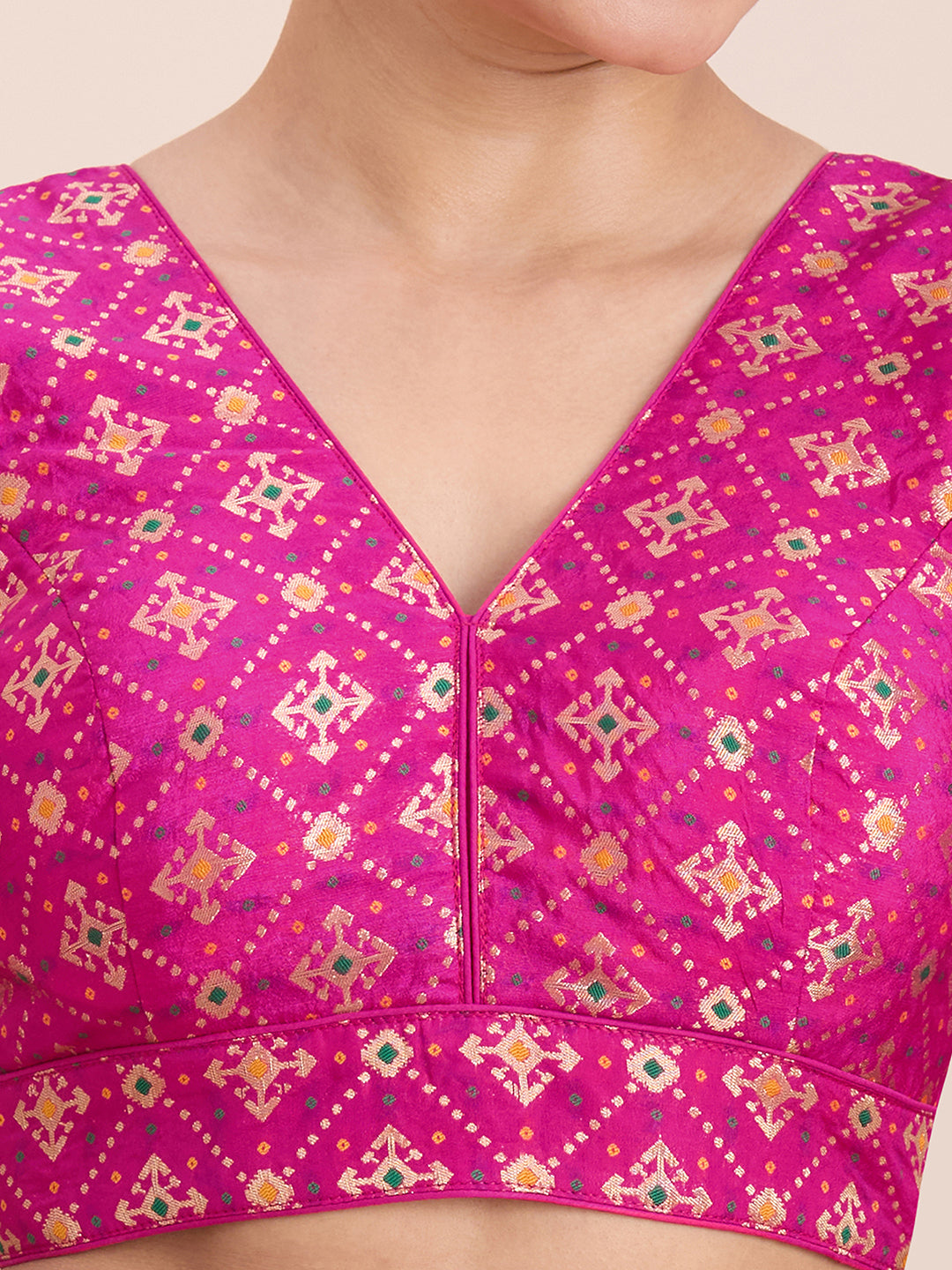 Brocade Silk Blouse