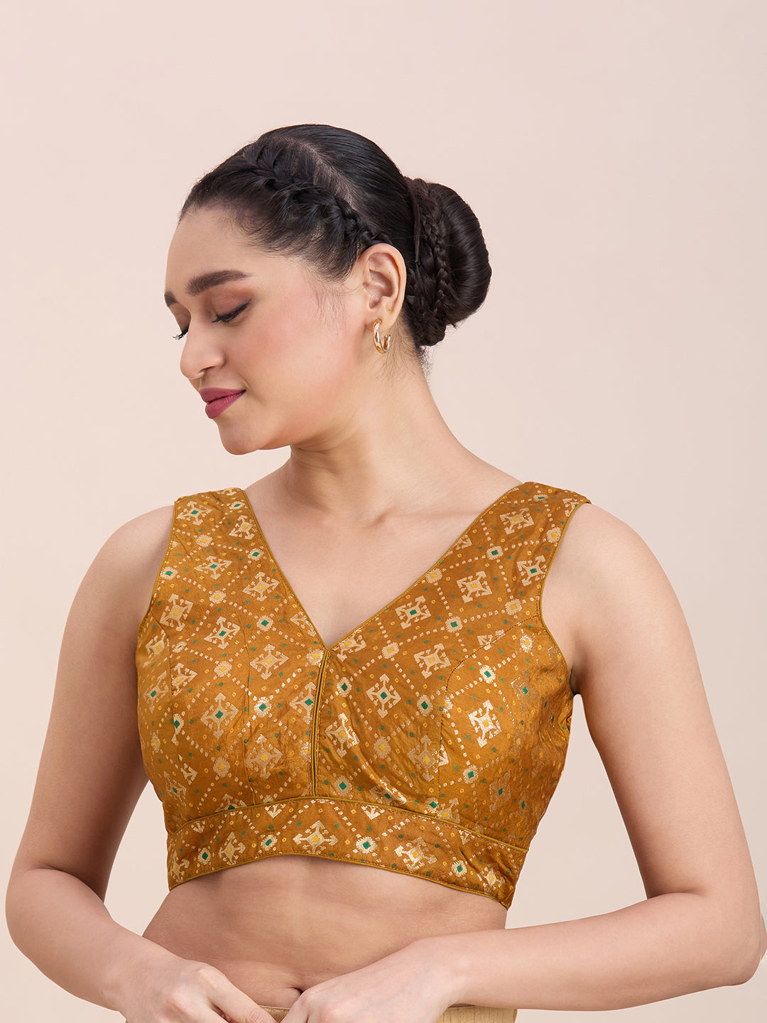Brocade Silk Blouse