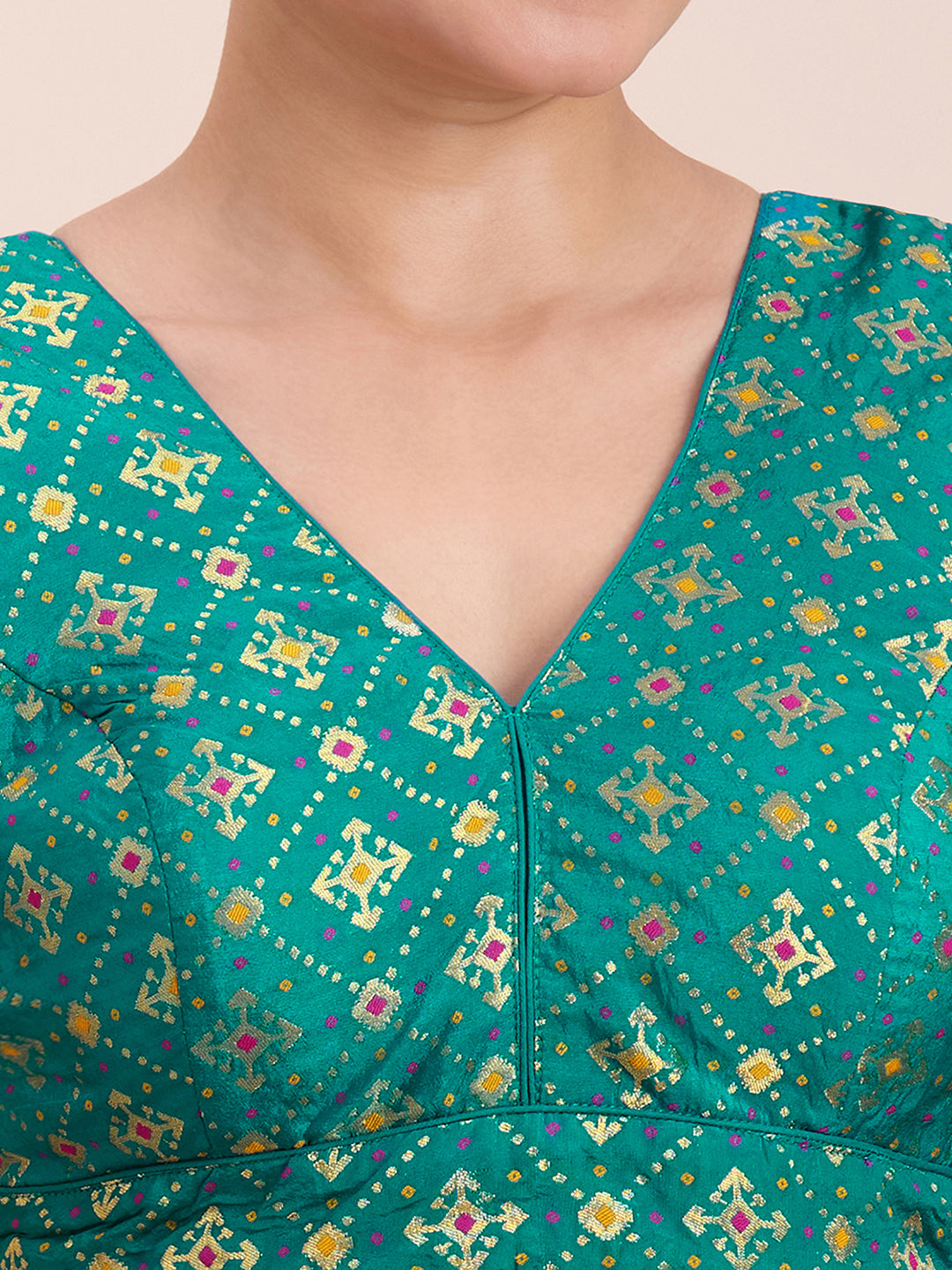 Brocade Silk Blouse