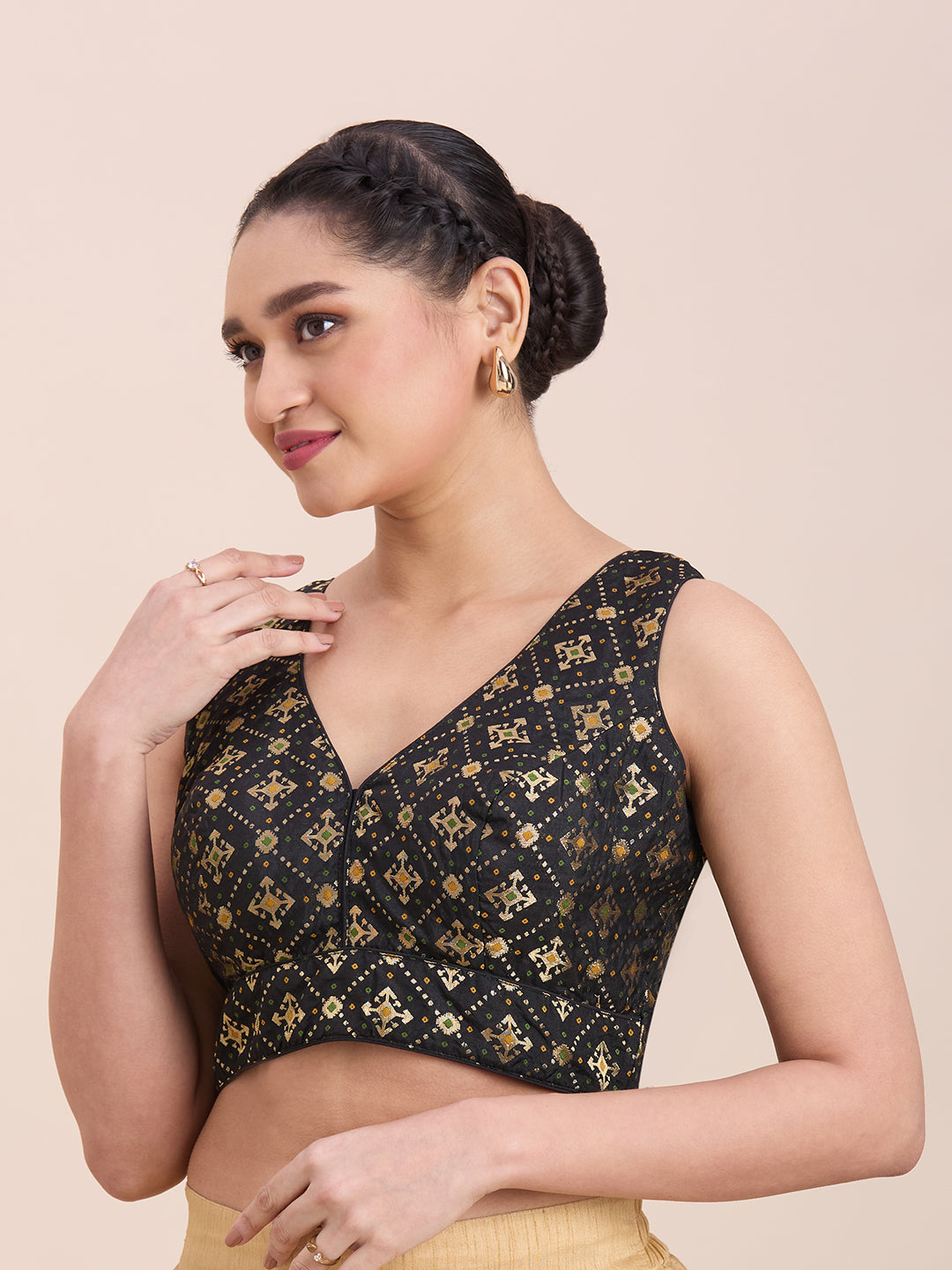 Brocade Silk Blouse