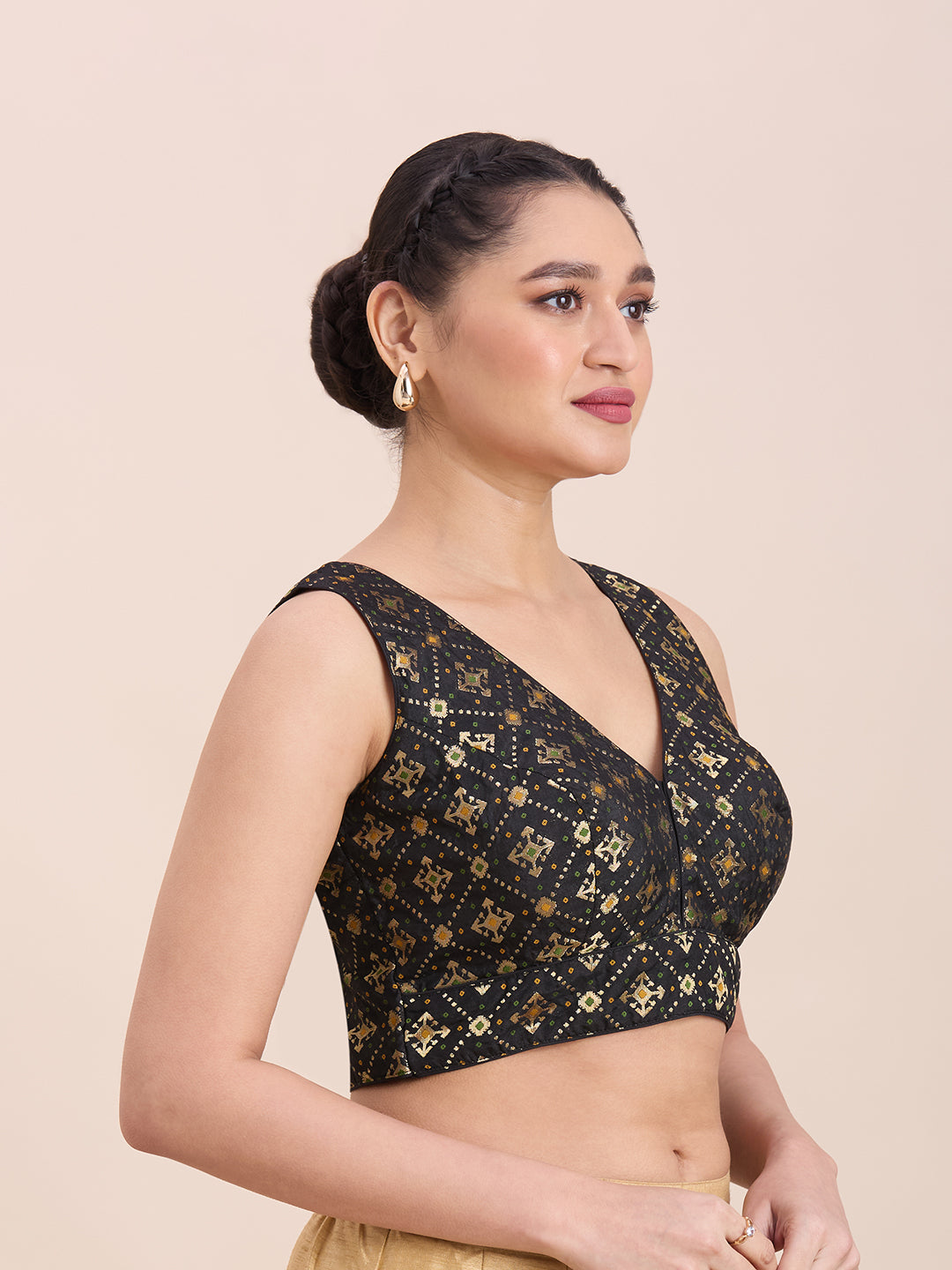 Brocade Silk Blouse