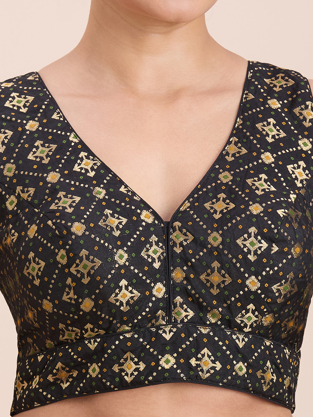 Brocade Silk Blouse