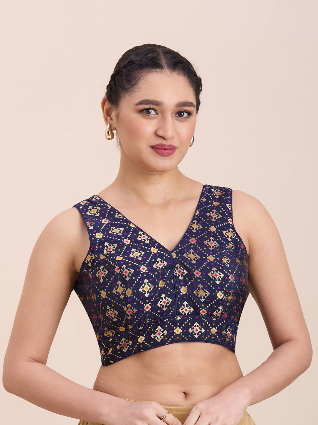 Brocade Silk Blouse