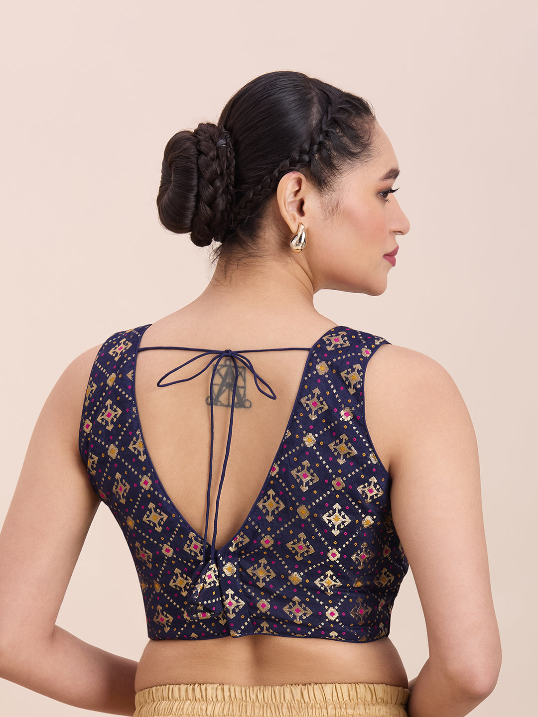 Brocade Silk Blouse