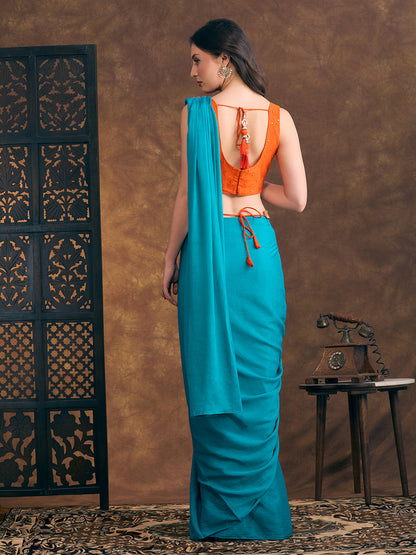 Hazel Ready To Wear Choli Saree