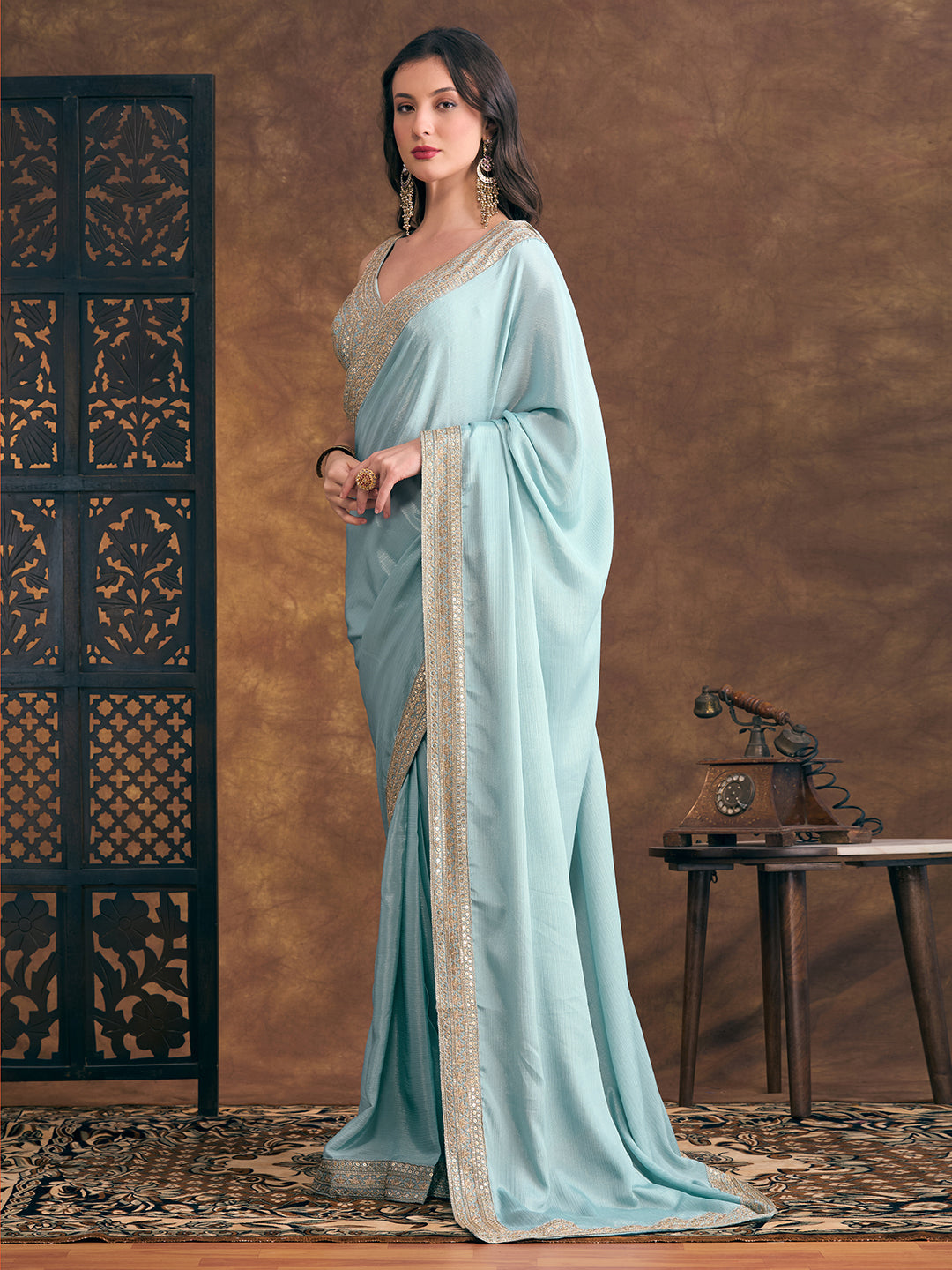 Jisha Ready To Wear Choli Saree