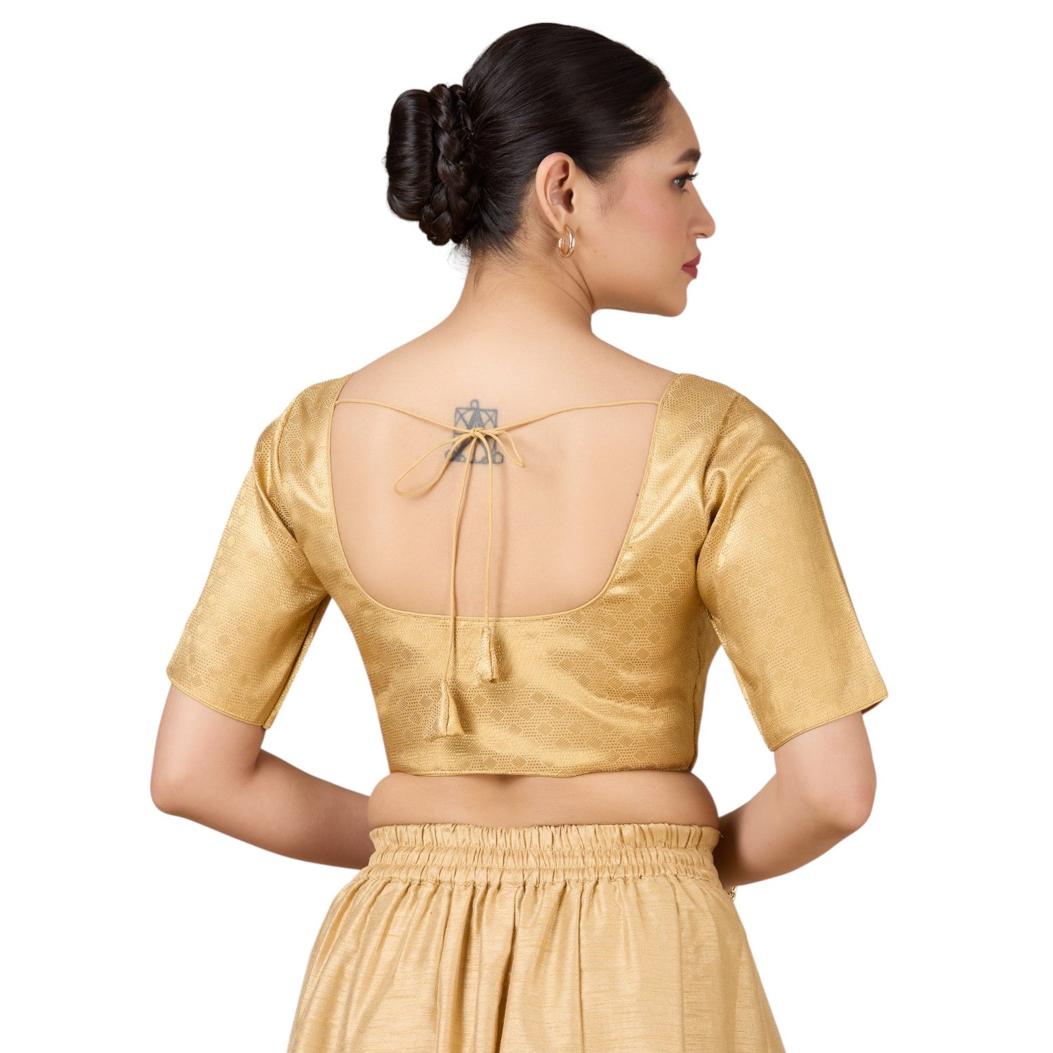 Brocade Silk Blouse