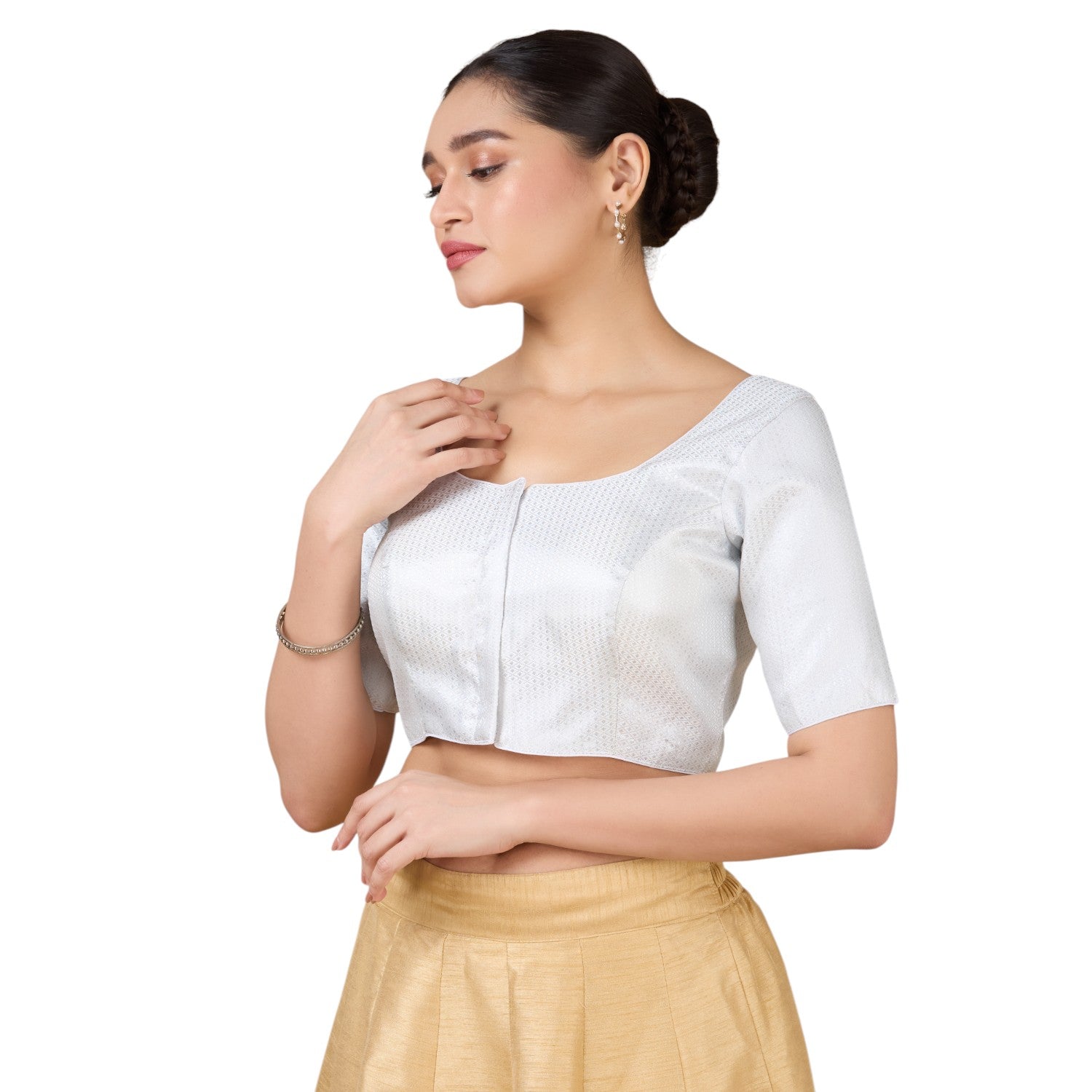 Brocade Silk Blouse