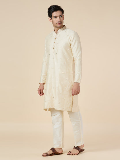 Mens Silk Kurta Set