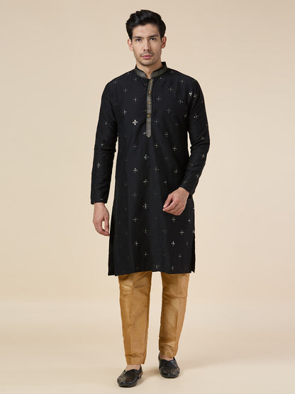 Mens Silk Kurta Set