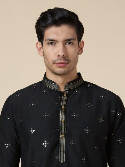 Mens Silk Kurta Set