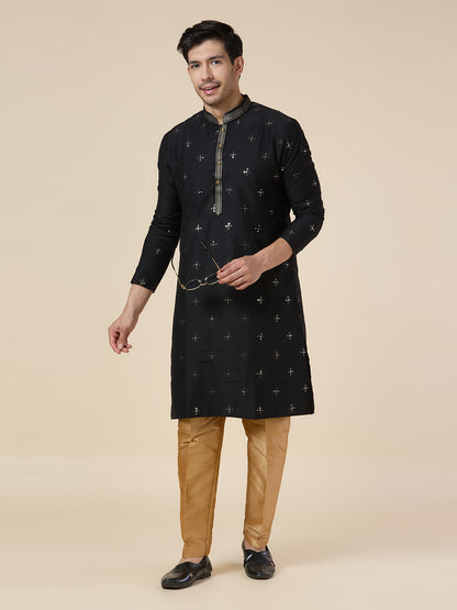 Mens Silk Kurta Set